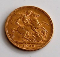 Lot 2140 - Great Britain 1903 gold full sovereign, Edward...