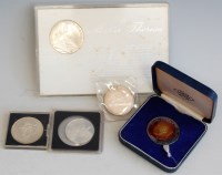 Lot 2188 - Five various silver coins, comprising; Maria...