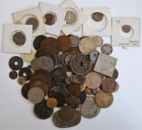 Lot 2199 - A mixed lot of world coins to include 19th...