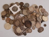 Lot 2201 - A mixed lot of silver world coins to include...