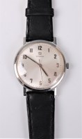 Lot 2582 - A gentleman's Omega wristwatch, the round dial,...