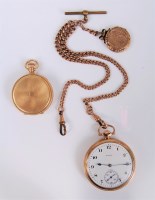 Lot 2639 - A lady's Tiffany & Co 18k hunter pocket watch...