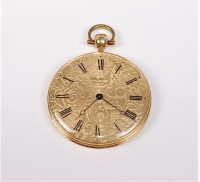 Lot 2710 - An 18ct pocket by Chopard, Geneve, the round...
