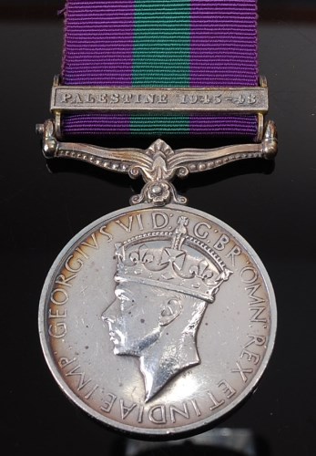 Lot 1015 - A George VI. General Service medal (1918-1962)...