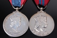 Lot 1019 - An E.R. II Imperial Service medal, naming JOHN...