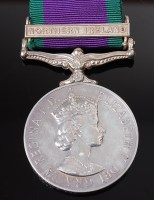 Lot 1020 - An E.R. II. General Service medal (1962-2007)...
