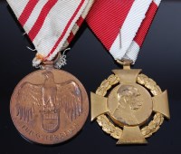 Lot 1023 - An Austria Commemorative War medal, together...