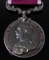 Lot 1082 - A George V. Army Long Service and Good Conduct...
