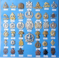 Lot 1100 - A large collection of assorted cap badges and...