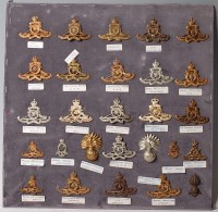 Lot 1103 - A large collection of assorted cap badges and...
