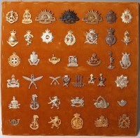 Lot 1106 - A large collection of assorted cap badges and...