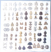 Lot 1108 - A large collection of collar badges and...