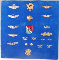 Lot 1112 - A collection of U.S.A.F. badges to include...