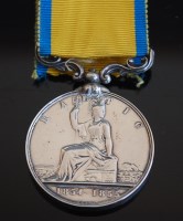 Lot 1121 - A Victorian Baltic (1854-1855) campaign medal,...