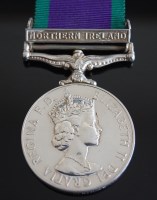 Lot 1132 - An E.R. II. General service medal (1962-2007)...