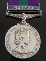 Lot 1140 - An E.R. II. General Service medal (1962-2007)...