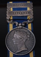 Lot 1146 - A Punjab (1848-49) campaign medal with...