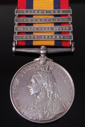 Lot 1149 - A Queen's South Africa medal (1899-1902) 2nd...