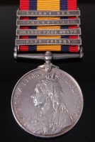 Lot 1149 - A Queen's South Africa medal (1899-1902) 2nd...