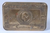 Lot 1191 - A WW I Princess Mary Christmas gift tin.