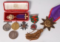Lot 1235 - A WW I British War and Victory duo, naming...
