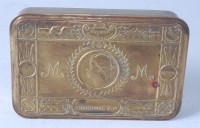 Lot 1245 - A WW I Princess Mary Christmas gift tin.