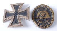 Lot 1252 - A German Iron Cross Ist Class, together with a...