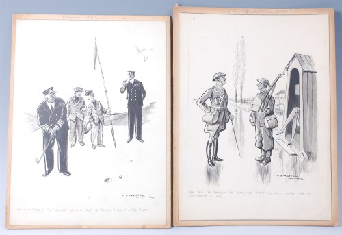 Lot 1307 - Leonard Bradshaw Martin (1895-1976) a Naval...
