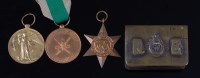 Lot 1310 - A WW I Victory medal, naming DM2 - 208536. CPL....