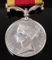 Lot 1334 - A Second China War medal (1861) unnamed as...