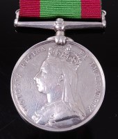 Lot 1335 - An Afghanistan campaign medal (1881), naming...