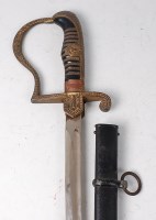 Lot 1341 - A German Third Reich Army Officer's sword, the...