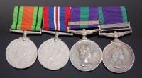 Lot 1380 - An R.A.F. group of four medals to include WW...