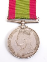 Lot 1384 - An Afghanistan campaign medal (1881), naming...