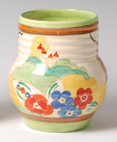 Lot 48 - A Clarice Cliff Alton Green pattern pottery...