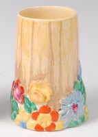 Lot 60 - A Clarice Cliff My Garden pattern pottery vase,...