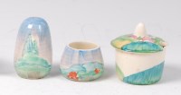 Lot 67 - A Clarice Cliff Forest Glen pattern pottery...