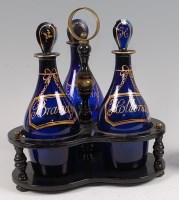 Lot 102 - A pair of early 19th century Bristol blue...