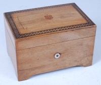Lot 112 - A late 19th century Swiss sycamore cased music...
