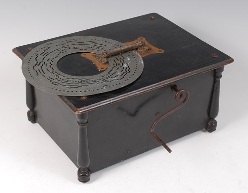 Lot 119 - A late 19th century German Intona music box or...