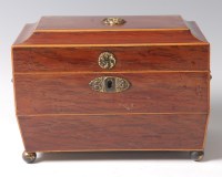 Lot 126 - A Regency partridge wood and boxwood strung...