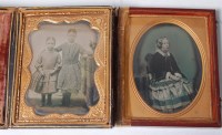 Lot 175 - A Victorian ambrotype depicting siblings...