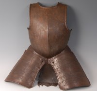 Lot 199 - An English Civil War style part suit of armour,...