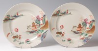 Lot 216 - A pair of 18th century Chinese famille rose...