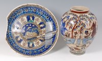 Lot 238 - An Isnik pottery vase, of baluster form,...