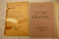 Lot 2022 - ELLIOT, T.S., East Coker, September 1940 Faber...