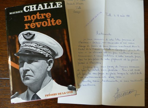 Lot 2039 - CHALLE, Maurice, Notre Revolt, Paris 1968, 1st...