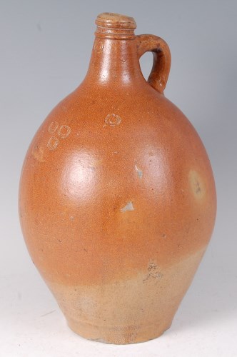 Lot 2051 - A large stoneware bellarmine jug or...