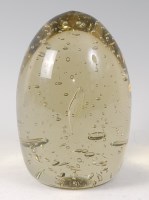 Lot 2076 - A large Victorian glass dump, of citrine...