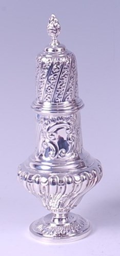 Lot 2085 - A late Victorian silver pedestal lighthouse...